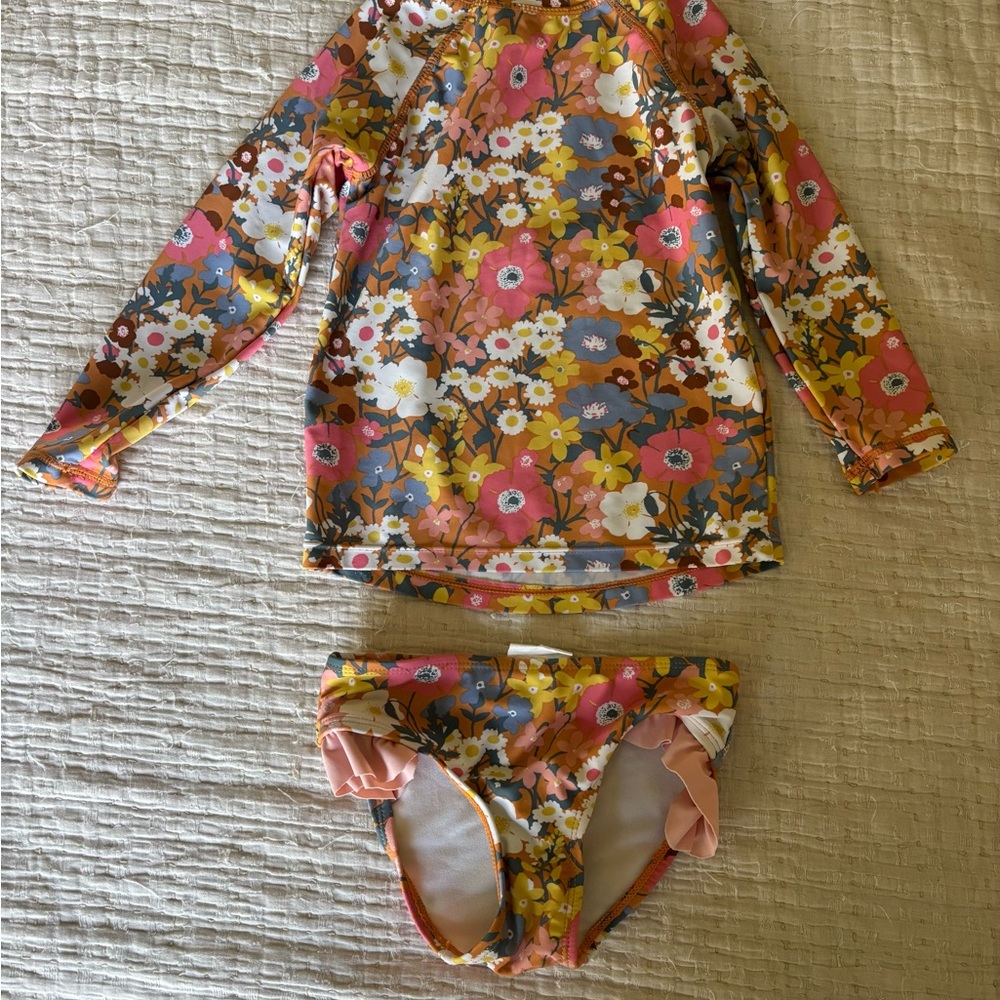 Cotton On Kids Floral Rashguard Set